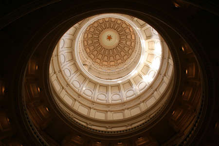 A nice clean shot of the Texas State Capitol Building in downtown Austin, Texas.の写真素材