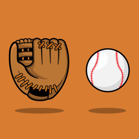 Set of Baseballのイラスト素材