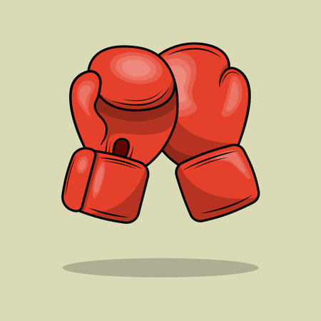 Classic Boxing Glovesのイラスト素材