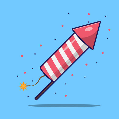 Firework design illustratorのイラスト素材