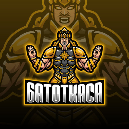 Gatotkaca Esport Logoのイラスト素材