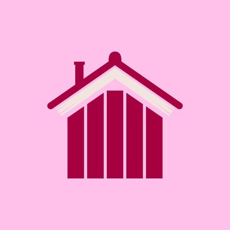House icon. Real estate symbol. Flat design style eps 10のイラスト素材