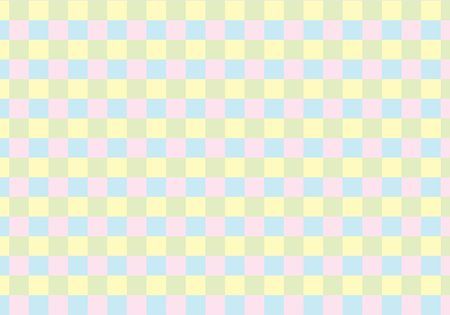 Seamless pattern with blue and yellow squares. Vector illustration.のイラスト素材