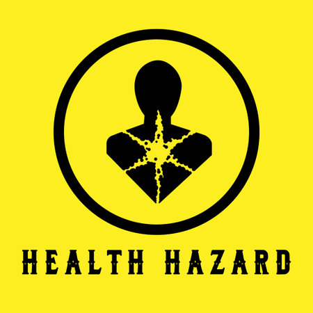 health hazard design, vector illustration eps10 graphicのイラスト素材
