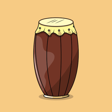 Drum concept with icon design, vector illustration 10 eps graphic.のイラスト素材