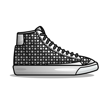 Sneakers icon in cartoon style on a white background vector illustrationのイラスト素材