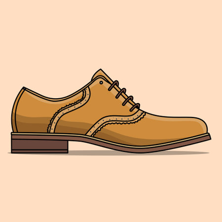 Men's shoes design, vector illustration eps 10.  Flat style.