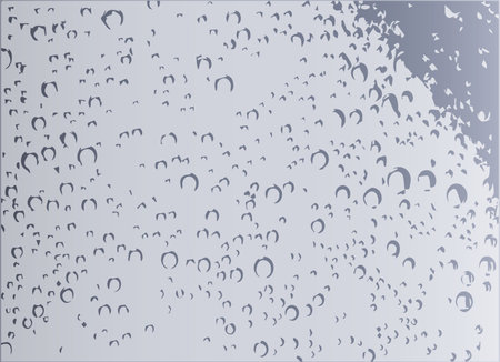 rain drops on a gray background, vector illustration, eps10のイラスト素材