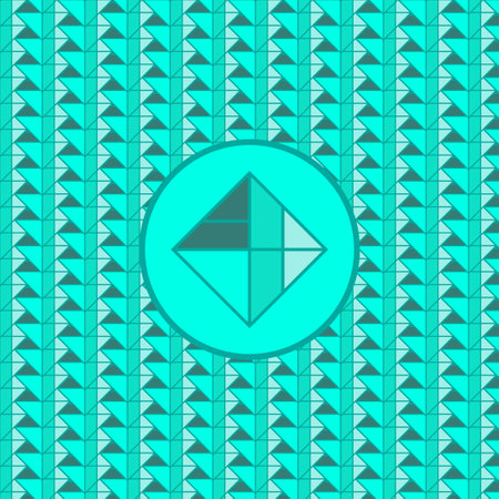 Seamless pattern with triangles and rhombus. Vector illustration.のイラスト素材