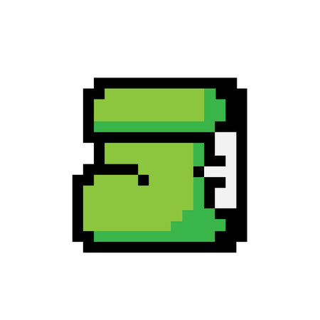 video game pixelated isolated icon vector illustration design, vector illustration  graphicのイラスト素材