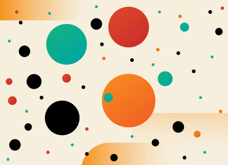 Abstract background with colorful circles. Vector illustration for your design. Eps10のイラスト素材