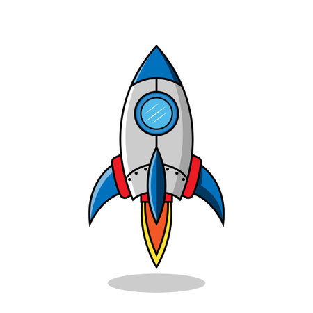 Rocket icon, start up concept, vector illustration eps 10.のイラスト素材