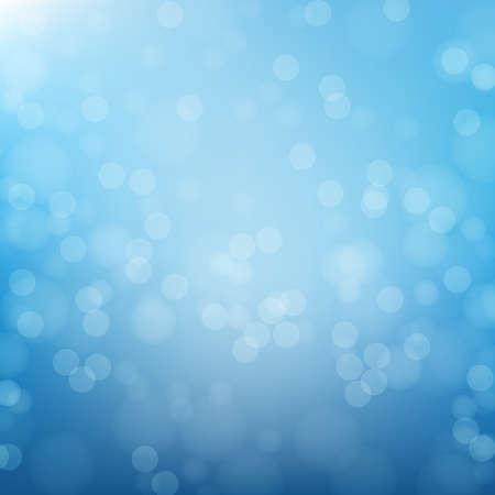 Abstract blue circular bokeh backgroundのイラスト素材