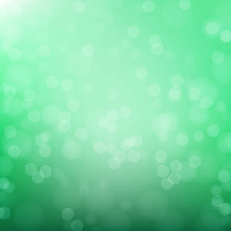 Abstract green circular bokeh backgroundのイラスト素材