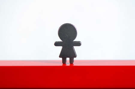 A woman signの写真素材