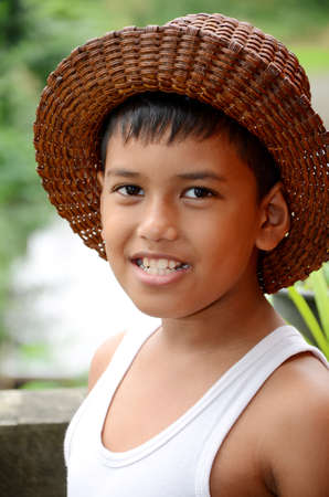 Smiling Asian Boy の写真素材