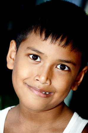Smiling Asian Boy 