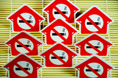 Non-smoking Home Concept の写真素材