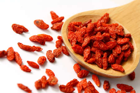 Dried Golgi Berry or Chinese Wolfberryの写真素材