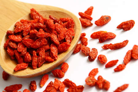 Dried Golgi Berry or Chinese Wolfberryの写真素材