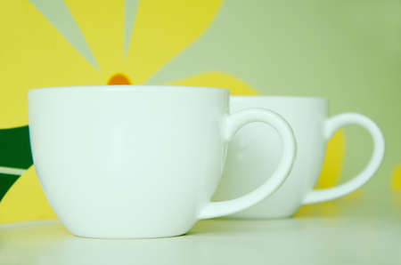 White Cup の写真素材