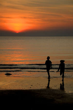Fantastic Morning Light at the Beach の写真素材