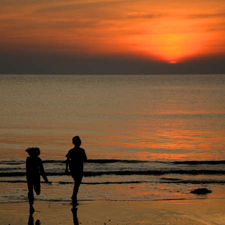 Fantastic Morning Light at the Beach の写真素材