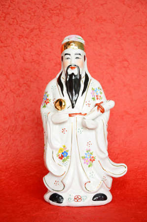 Chinese god of chance, power and honor の写真素材
