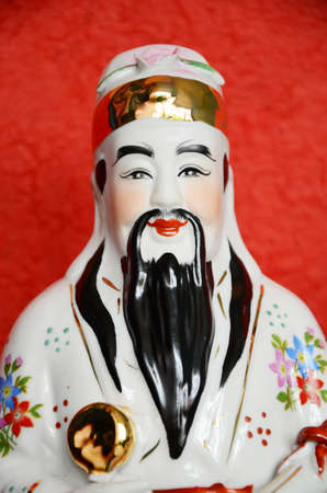 Chinese god of chance, power and honor の写真素材