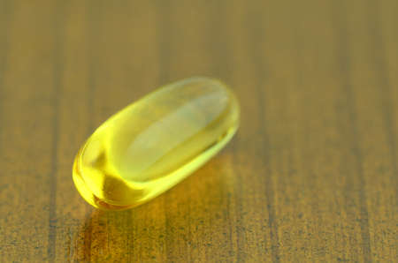 Oil in soft gelatin capsuleの写真素材