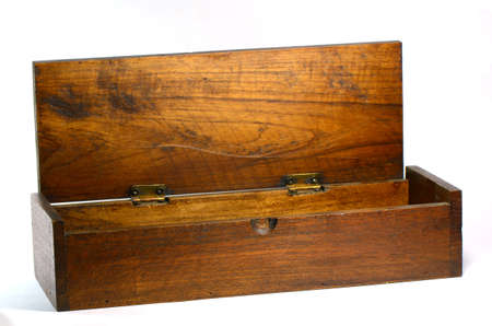 Wooden Rectangular Box の写真素材