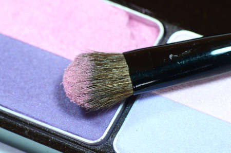 Eyes brush and eyes colors の写真素材