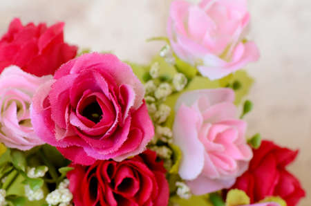 Bouquet on the lace の写真素材