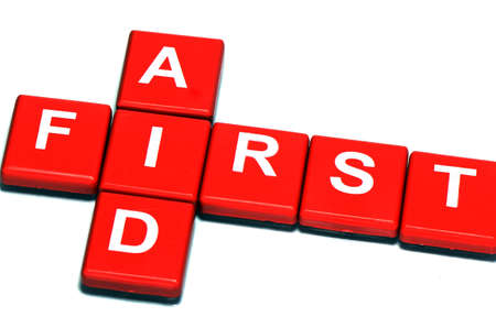 First Aid Sign の写真素材