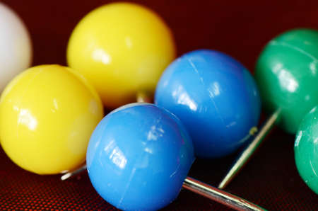 Various Colors of Pins の写真素材