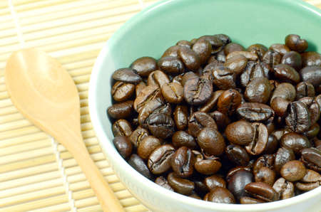 Roasted coffee beans の写真素材
