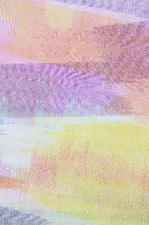 Handmade cotton table cloth の写真素材