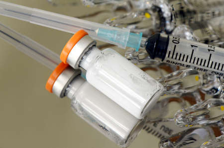 Injection Medication and Injection devices の写真素材