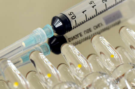 Injection Medication and Injection devices の写真素材