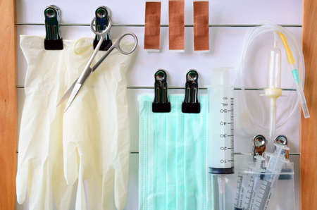 First Aid Kit Arrangement の写真素材