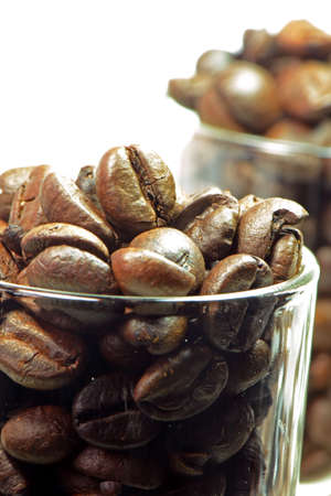 Roasted coffee beans prepared to make a very good coffee drinkの写真素材