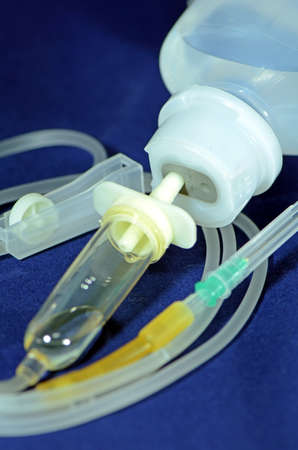 Medical devices and intravenous solution for emergency medicine の写真素材