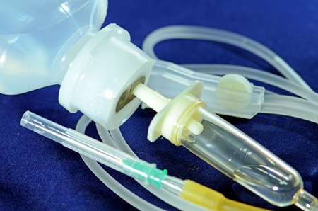 Medical devices and intravenous solution for emergency medicine の写真素材