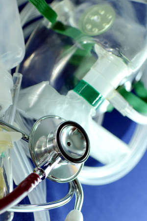 Medical devices and intravenous solution for emergency medicine の写真素材
