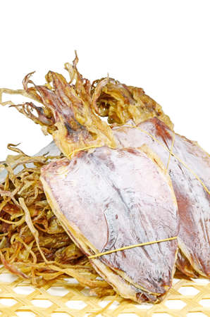 Pile of Dry Squid の写真素材