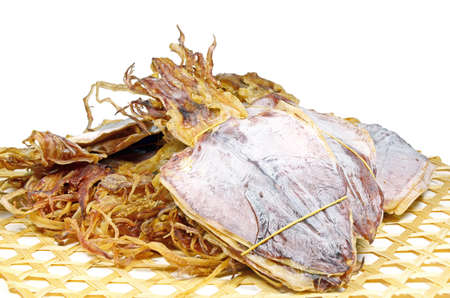 Pile of Dry Squid の写真素材