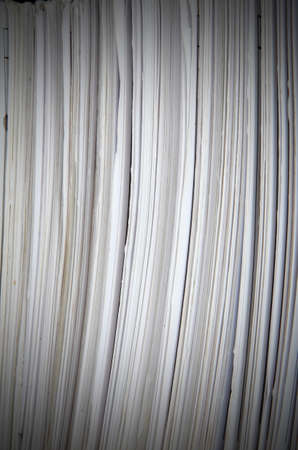 Piles of old paper in closed-up の写真素材