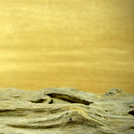 Unique grungy wood background with old log in vintage style.の写真素材