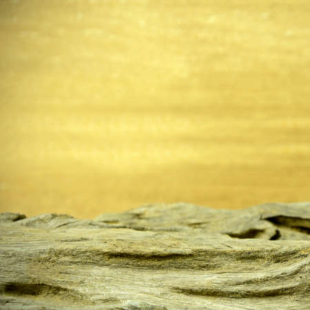 Unique grungy wood background with old log in vintage style.の写真素材