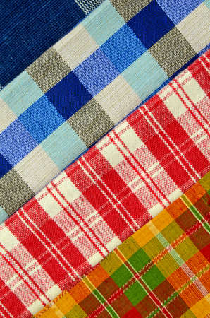Collection of Thai Handmade Tablecloth Made from Cotton and Silk.